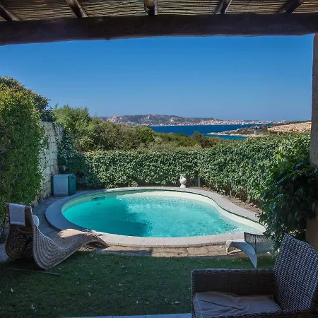 Fiore Con Piscina E Vista Mare Palau