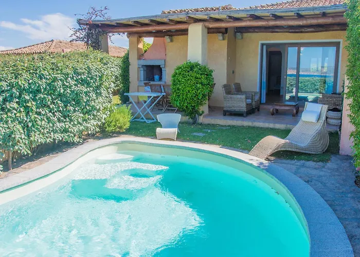 Fiore Con Piscina E Vista Mare * Palau